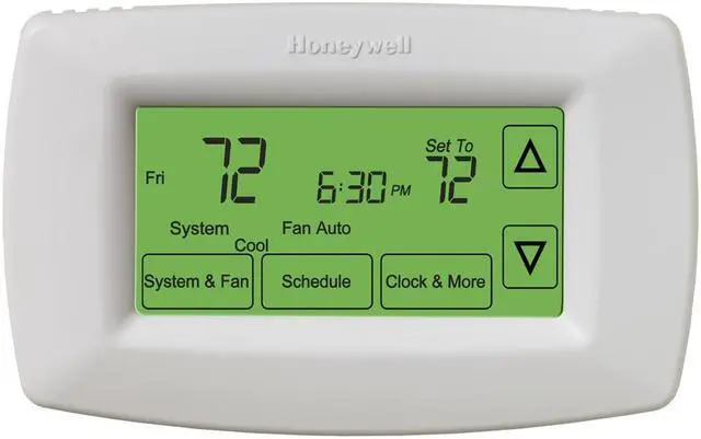 Main image of Honeywell Home RTH7600D 7-Day Programmable Touchscreen LCD Screen Thermostat Small - White
