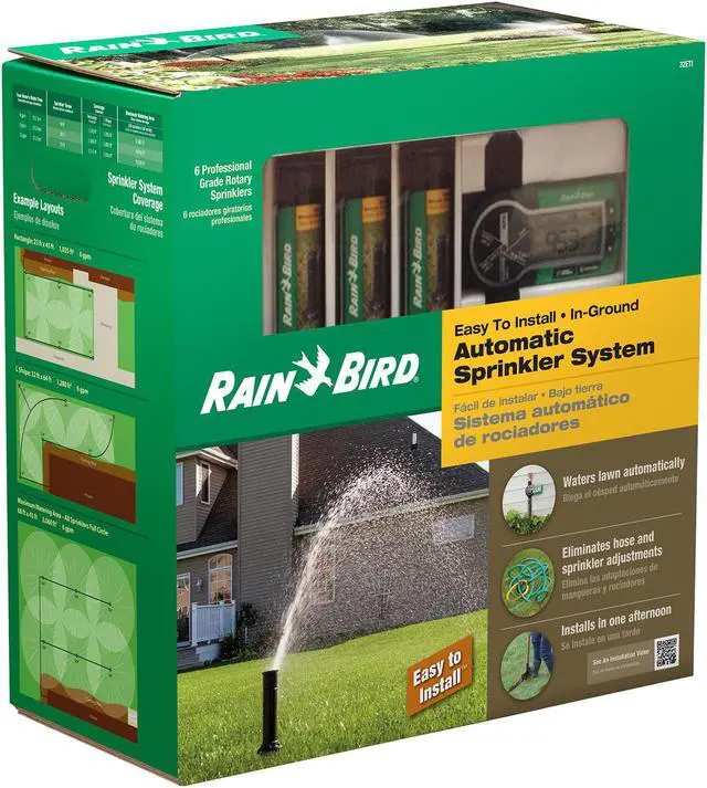 Alt view image 2 of 6 - RAIN BIRD 32ETI Sprinkler Sytem,3000 sq. ft.
