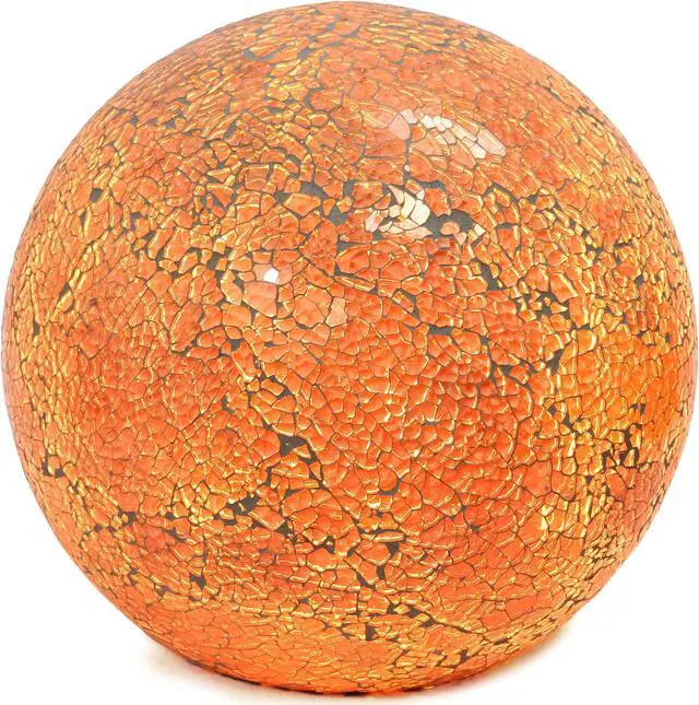 Alt view image 2 of 19 - Simple Designs 1 Light Mosaic Stone Ball Table Lamp, Champagne