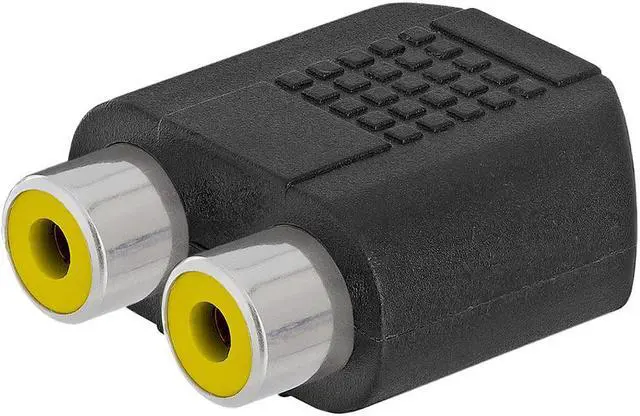 Alt view image 4 of 4 - Cmple - 3.5mm Stereo Jack to 2xRCA Jack Adapter