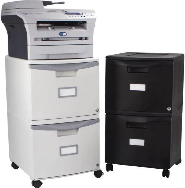 Alt view image 3 of 8 - Storex 2-Drawer Locking Mobile Filing Cabinet