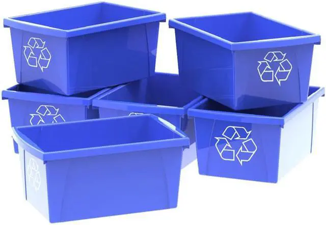 Main image of 5.5 Gallon (21L) Recycle Bin, (Case of 6)