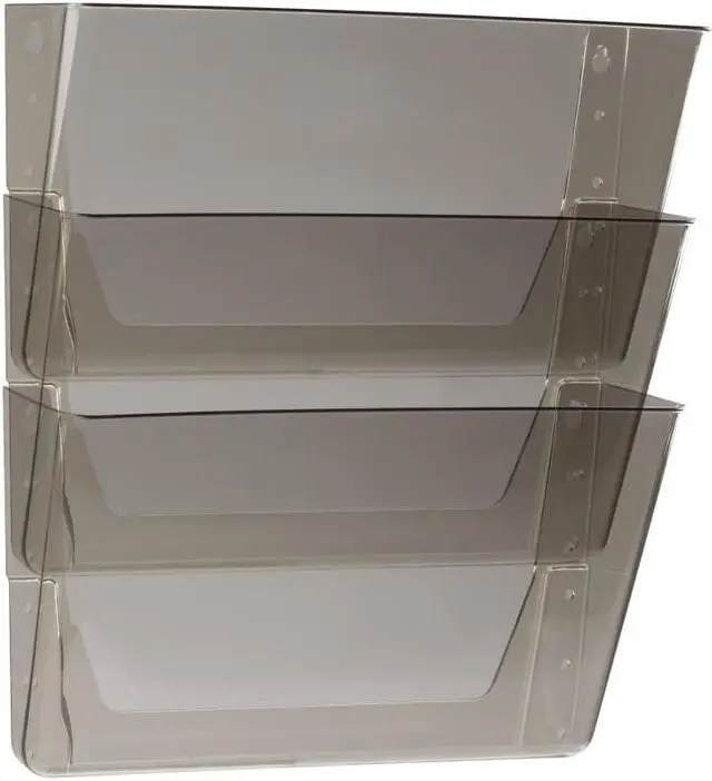 Alt view image 3 of 7 - Storex Industries 70247U06C Wall File, Legal, 16 x 14 - Smoke