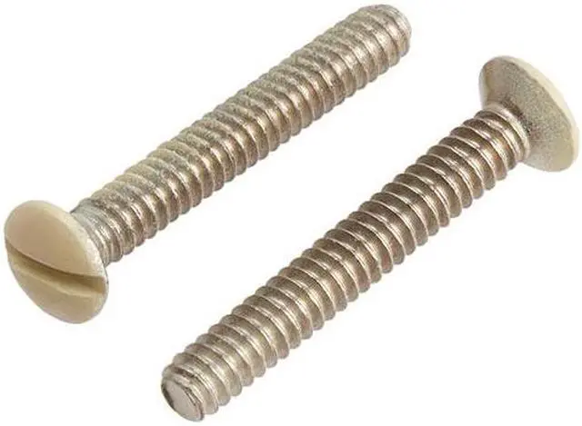 Alt view image 6 of 6 - Cmple - 4 Port Keystone Wall Plate Single-Gang Wall Plate with Standard Size Ethernet Wall Plate Keystone Jack Insert - Ivory