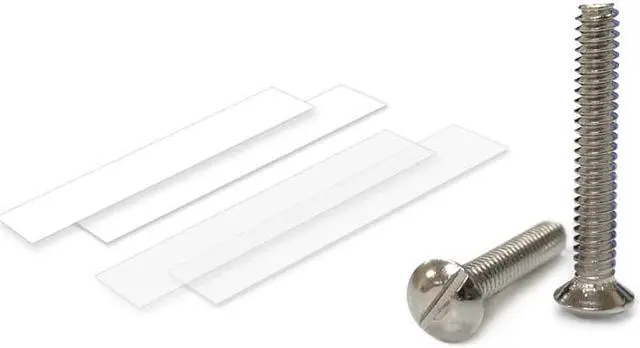 Alt view image 6 of 7 - Cmple - 1 Port Keystone Wall Plate 1 Gang Wall Plate with Standard Size Ethernet Wall Plate Keystone Jack Insert Wall Plates - White