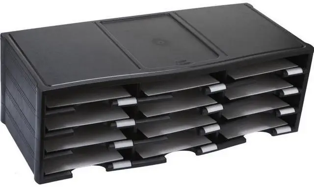 Alt view image 12 of 12 - Storex 12-compartment Organizer