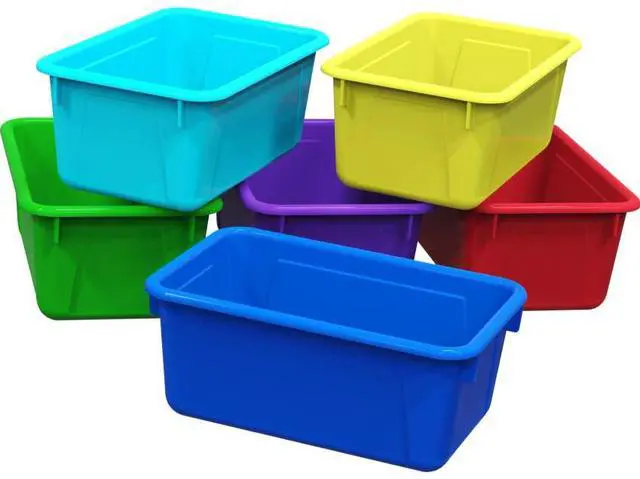 Alt view image 2 of 2 - Small Cubby Bin, Classroom Assorted (Case of 5)