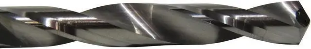 Alt view image 2 of 11 - Drill America DMOD Series Solid Carbide Jobber Length Drill Bit, Uncoated (Bright) Finish, Round Shank, Spiral Flute, 118 Degrees Conventional Point, 11/32" Size, 4" Length (Pack of 1)
