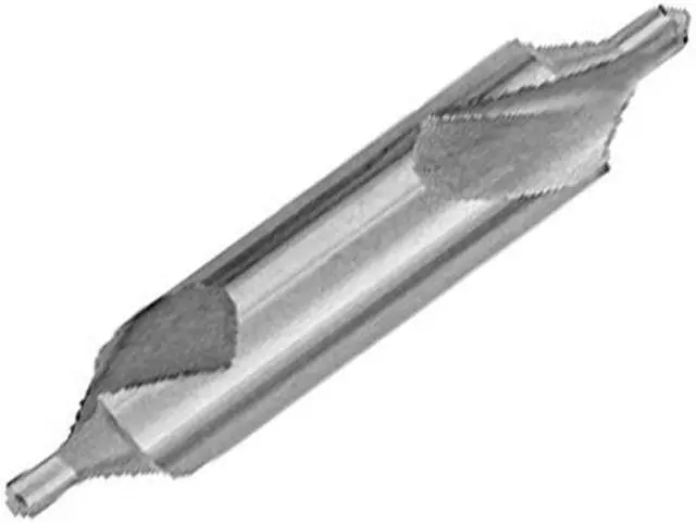 Main image of Drill America DMOCCD Series Solid Carbide Combined Drill Bit and Countersink, Uncoated (Bright) Finish, Round Shank, Spiral Flute, #4 Size, 2.125" Length (Pack of 1)
