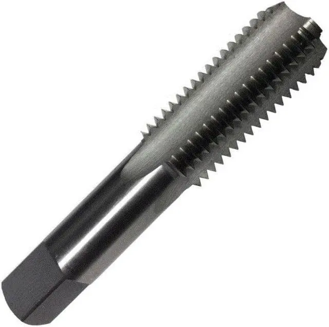 Alt view image 3 of 8 - Drill America T/A Series High-Speed Steel Hand Threading Tap, Uncoated (Bright) Finish, Round with Square End Shank, Bottom Chamfer, 11/16"-11 Size (Pack of 1)