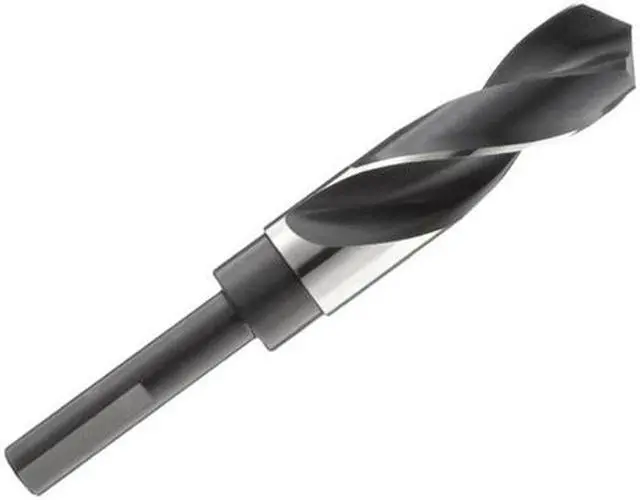 Main image of Drill America 25/32in HSS 1/2 Reduced Shank Silver and Deming Drill Bit with 3-F