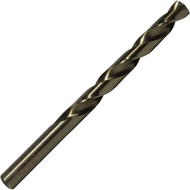 Alt view image 5 of 8 - Drill America D/A29J-CO-PC 29 Piece Cobalt Steel Jobber Length Drill Bit Set in Plastic Case, Gold Oxide Finish, Round Shank, Spiral Flute, 135 Degrees Split Point (Pack of 1)