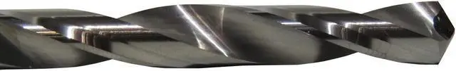 Alt view image 3 of 11 - Drill America DMOD Series Solid Carbide Jobber Length Drill Bit, Uncoated (Bright) Finish, Round Shank, Spiral Flute, 118 Degrees Conventional Point, 17/64" Size, 3.5" Length (Pack of 1)