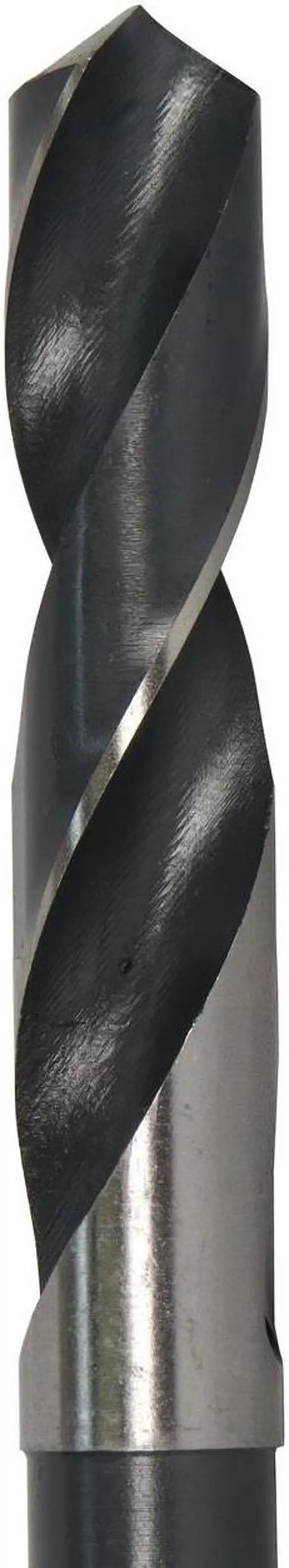 Alt view image 2 of 10 - Drill America D/ARSD Series High-Speed Steel Premium Quality Reduced-Shank Drill Bit, Black Oxide Finish, Round Shank, Spiral Flute, 118 Degrees Conventional Point, 31/32" Size (Pack of 1)