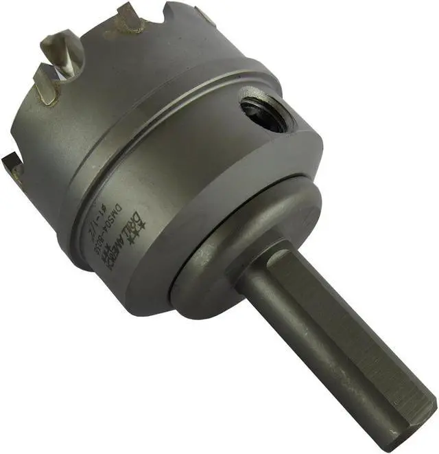 Alt view image 4 of 12 - Drill America CTH3812 Carbide-Tipped CTH 3-13/16" Carbide Tipped Hole Cutter, 1" Depth of Cut