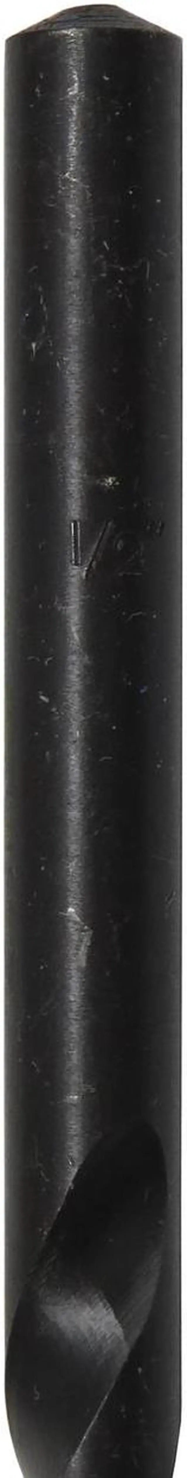 Alt view image 3 of 8 - Drill America DAM Series Carbide-Tipped Masonry Drill Bit, Black Oxide Finish, 1/4" Round Shank, Spiral Flute, 118 Degrees Conventional Point, 1/4" Size, 18" Length (Pack of 1)