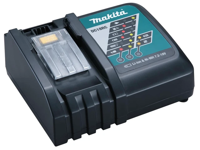 Alt view image 6 of 11 - Makita DC18RC 18V LXT Lithium-Ion Rapid Tool Battery Charger Charge - DC18RA