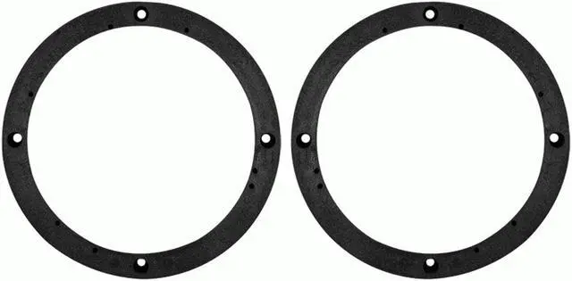Alt view image 6 of 8 - METRA 82-4300 UNIVERSAL 1 INCH SPEAKER ADAPTER BRACKET SPACER RINGS 6" SPKR NEW
