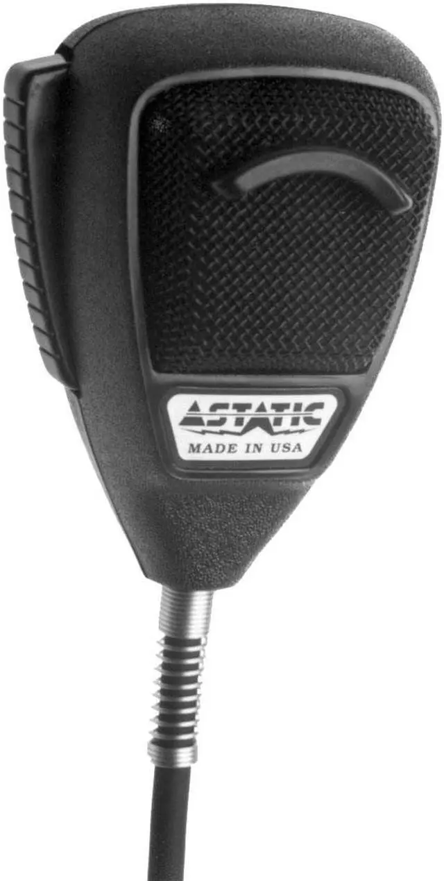 Alt view image 7 of 10 - 636L Noise Canceling 4-Pin CB Microphone  Black  Bulk