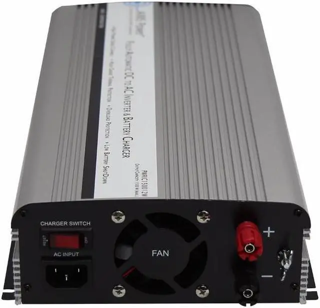 Alt view image 3 of 11 - AIMS Power (PWRIC1500W) 1500W Inverter with 10 Amp Charger