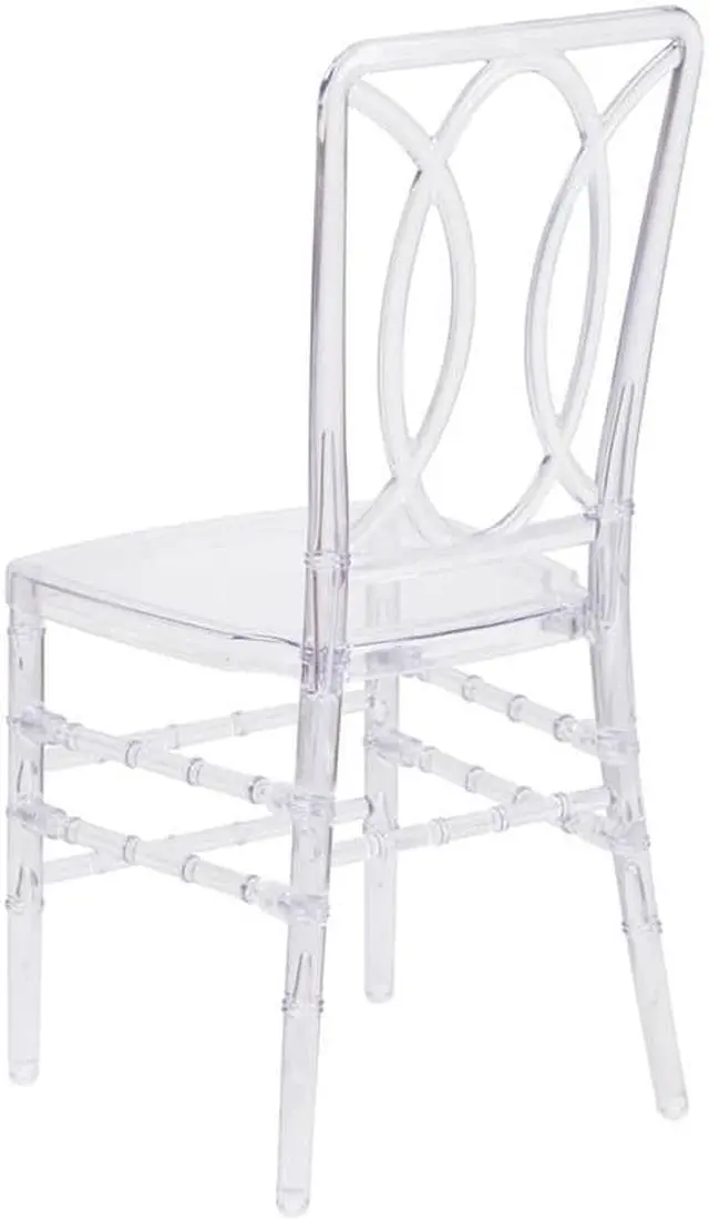 Alt view image 3 of 4 - Flash Furniture Flash Elegance Crystal Ice Stacking Chair