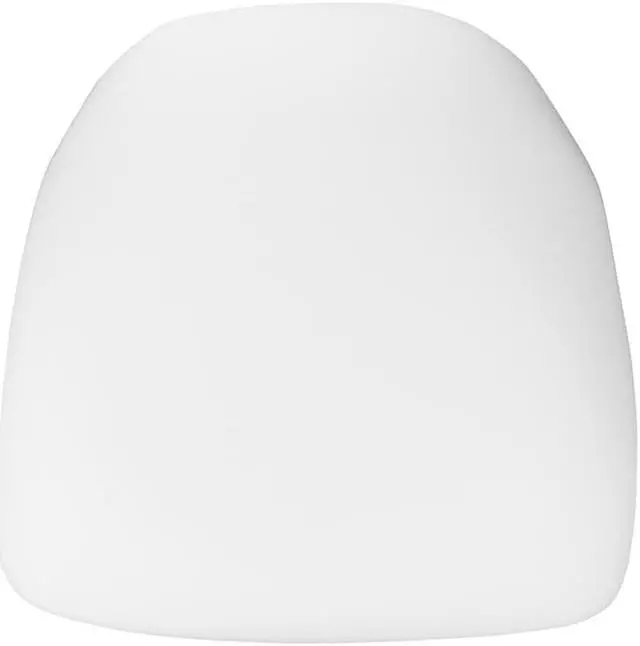 Alt view image 3 of 8 - Hard White Fabric Chiavari Chair Cushion