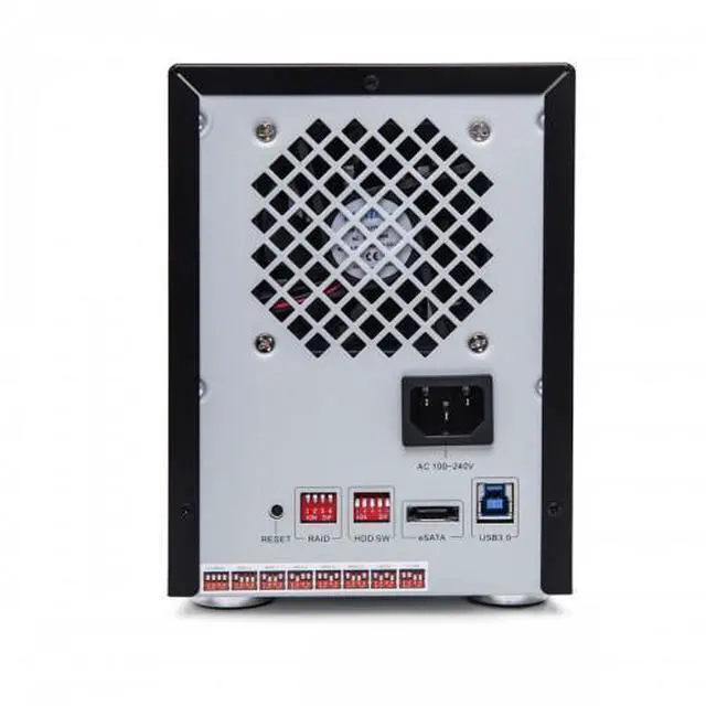 Alt view image 11 of 16 - Syba SY-ENC50118 5 Bay 2.5" and 3.5" SATA HDD External USB 3.0 / eSATA RAID Hard Drive Enclosure