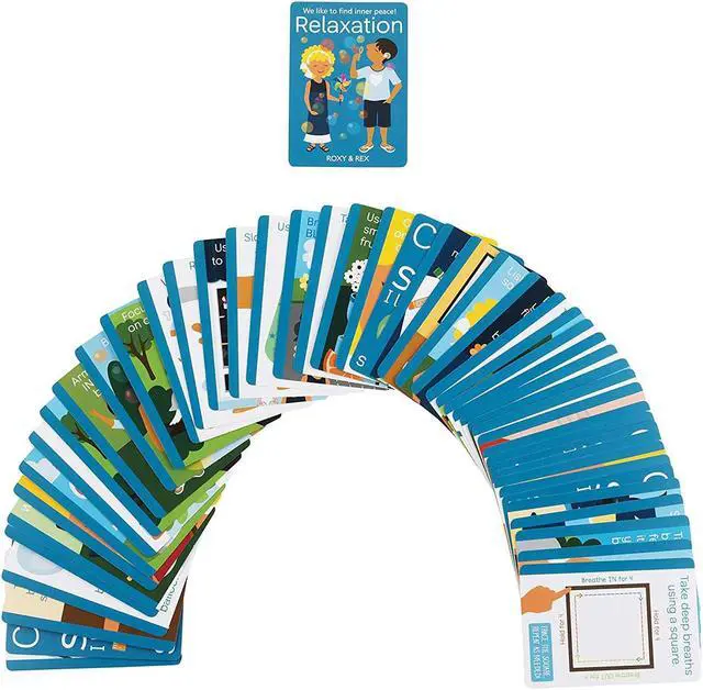 Alt view image 3 of 10 - Coping Cue Cards Relaxation Deck CSKCCREL