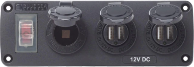 Main image of Exterior Panel, 12VDC Socket & Two USBs