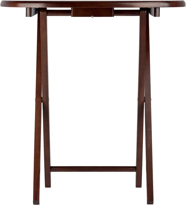 Alt view image 5 of 10 - Nathan 5-Pc Snack Table Set, Cappuccino