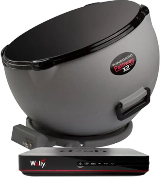 Alt view image 2 of 16 - Winegard PA6002R Pathway X2 Automatic Portable Satellite TV Antenna with DISH ViP 211z Receiver