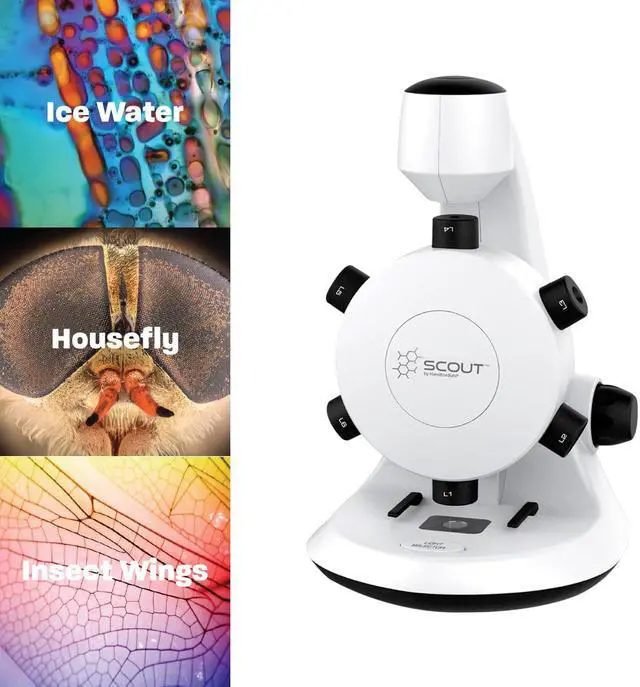 Alt view image 4 of 6 - Scout Digital Microscope - STEM Microscope with Six Magnification Lenses
