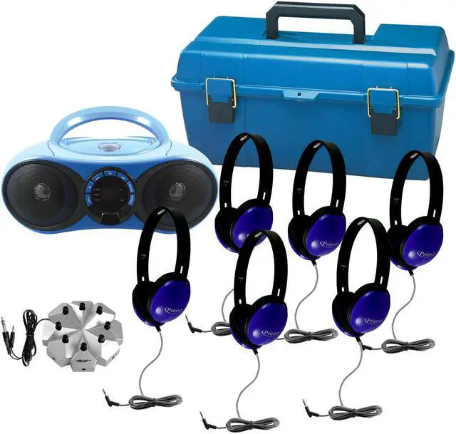 Main image of HamiltonBuhl AudioMVP Bluetooth/CD/FM Listening Center, 6 Station