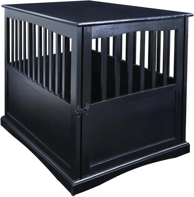 Alt view image 6 of 14 - Casual Home 600-22 Pet Crate End Table, Black