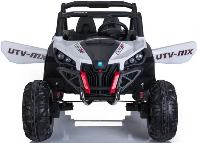 Alt view image 2 of 2 - Mini Moto UTV 4x4 12v White (2.4ghz RC)