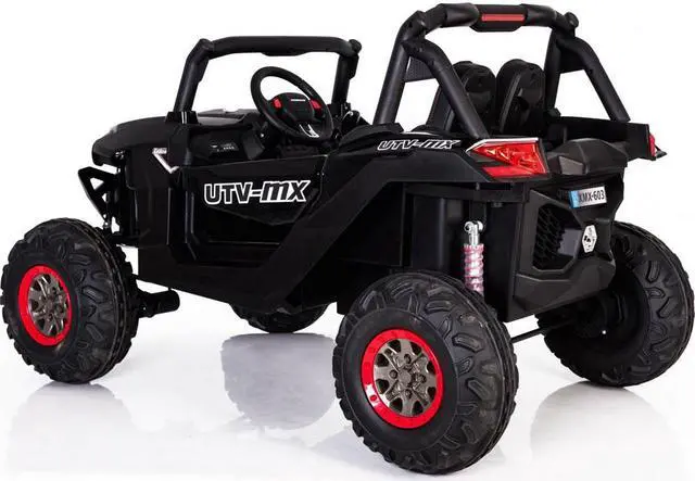 Alt view image 5 of 5 - Mini Moto Utv 4X4 12V Black (2.4Ghz Rc)