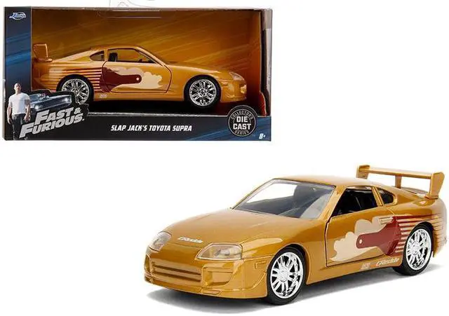 Main image of Slap Jack's Toyota Supra Gold "Fast & Furious" Movie 1/32 Diecast Model Car by Jada