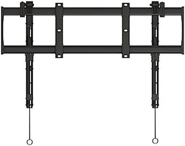 Alt view image 5 of 6 - Robust Series Flat mount for large-format and interactive displays 100"+ TVs with lateral shift and post-installation leveling