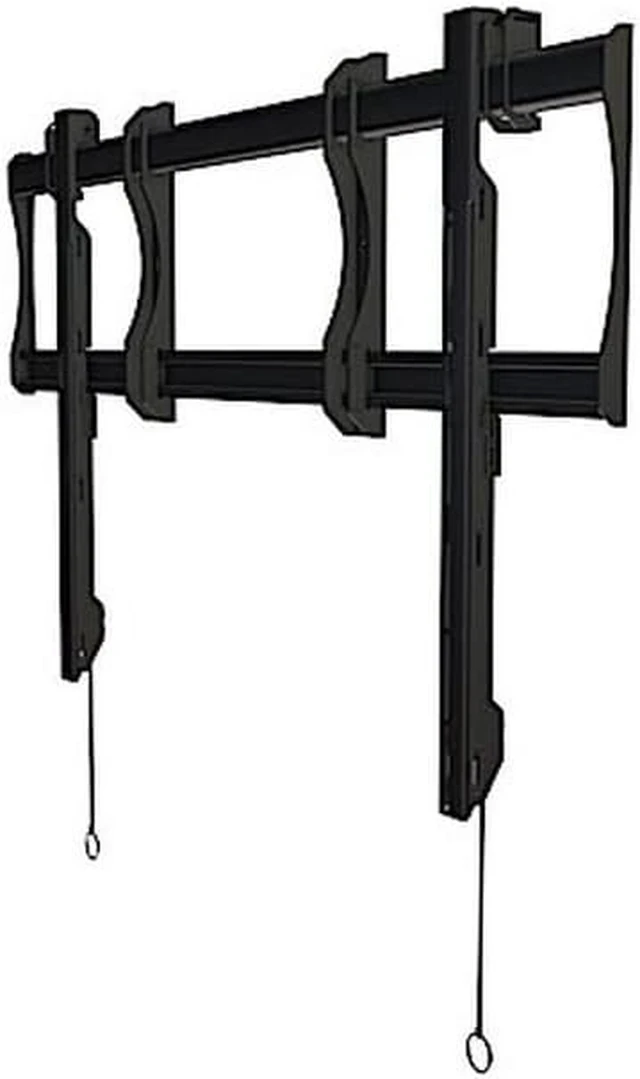 Alt view image 3 of 6 - Robust Series Flat mount for large-format and interactive displays 100"+ TVs with lateral shift and post-installation leveling