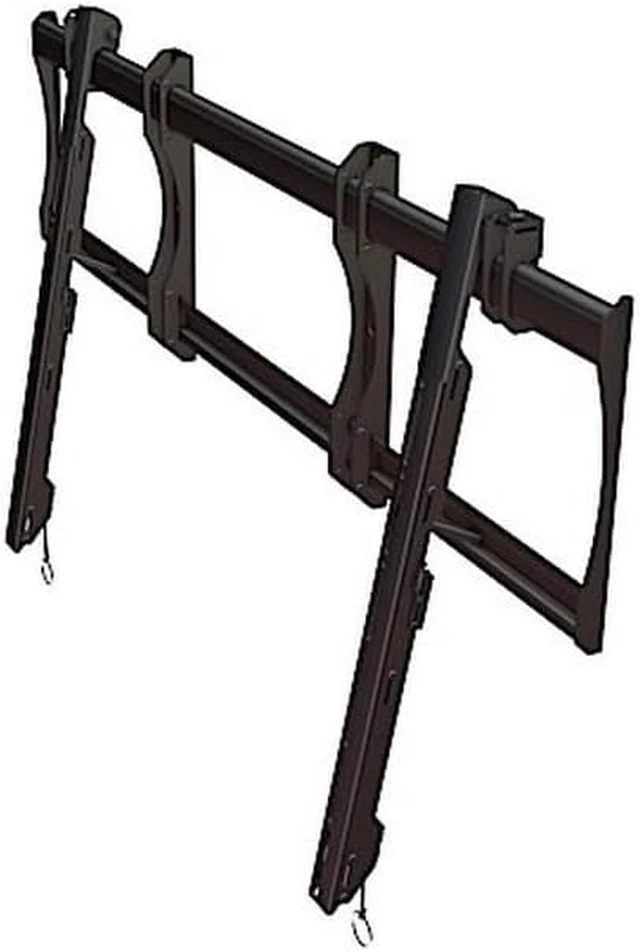 Alt view image 2 of 6 - Robust Series Flat mount for large-format and interactive displays 100"+ TVs with lateral shift and post-installation leveling