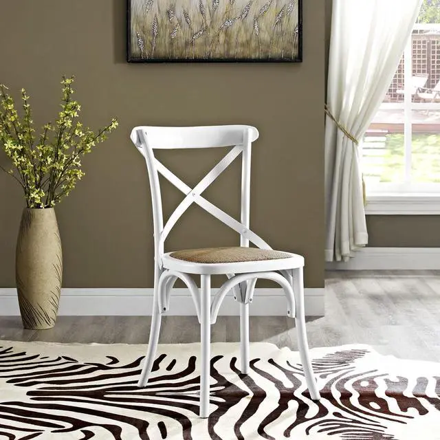 Alt view image 4 of 4 - Gear Dining Side Chair - White