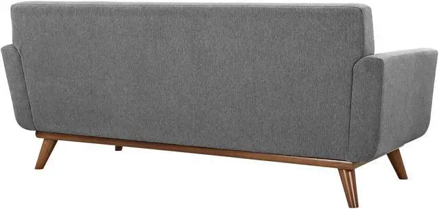 Alt view image 3 of 4 - Engage Upholstered Fabric Loveseat - Expectation Gray