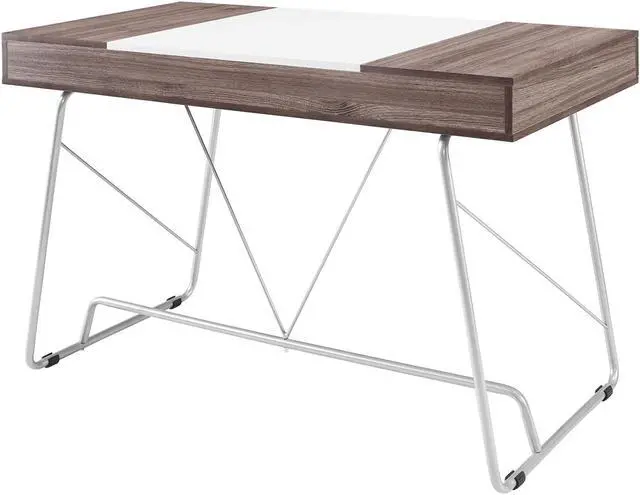 Alt view image 10 of 20 - LexMod Panel Office Desk in Birch