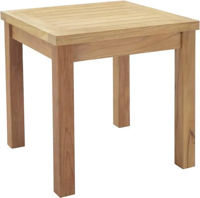 Main image of Marina Outdoor Patio Teak Side Table - Natural