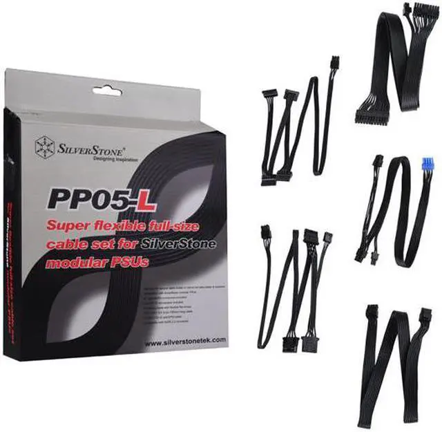 Main image of full size cable set for SilverStone modular PSU