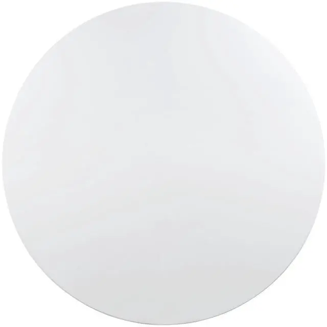 Alt view image 3 of 4 - Lippa 60" Round Wood Top Dining Table - White