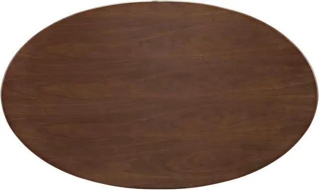 Alt view image 3 of 4 - Lippa 60" Oval Walnut Dining Table - Walnut