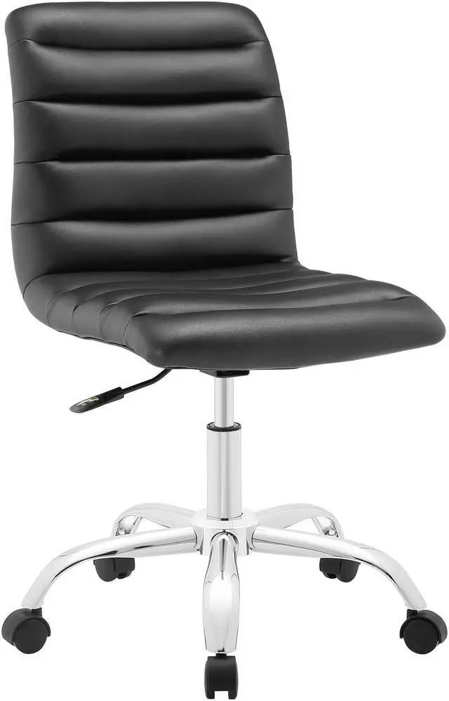 Alt view image 5 of 19 - Ripple Mid Back Office Chair in Black