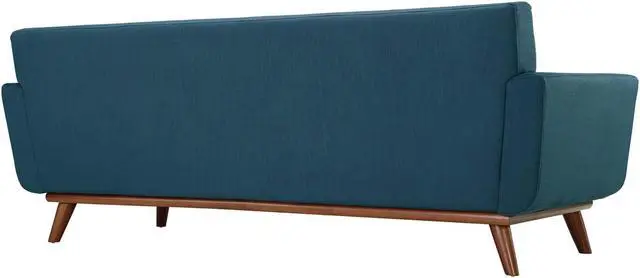 Alt view image 3 of 4 - Engage Upholstered Fabric Sofa - Azure
