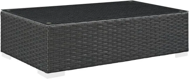 Main image of Sojourn Outdoor Patio Coffee Table - Chocolate